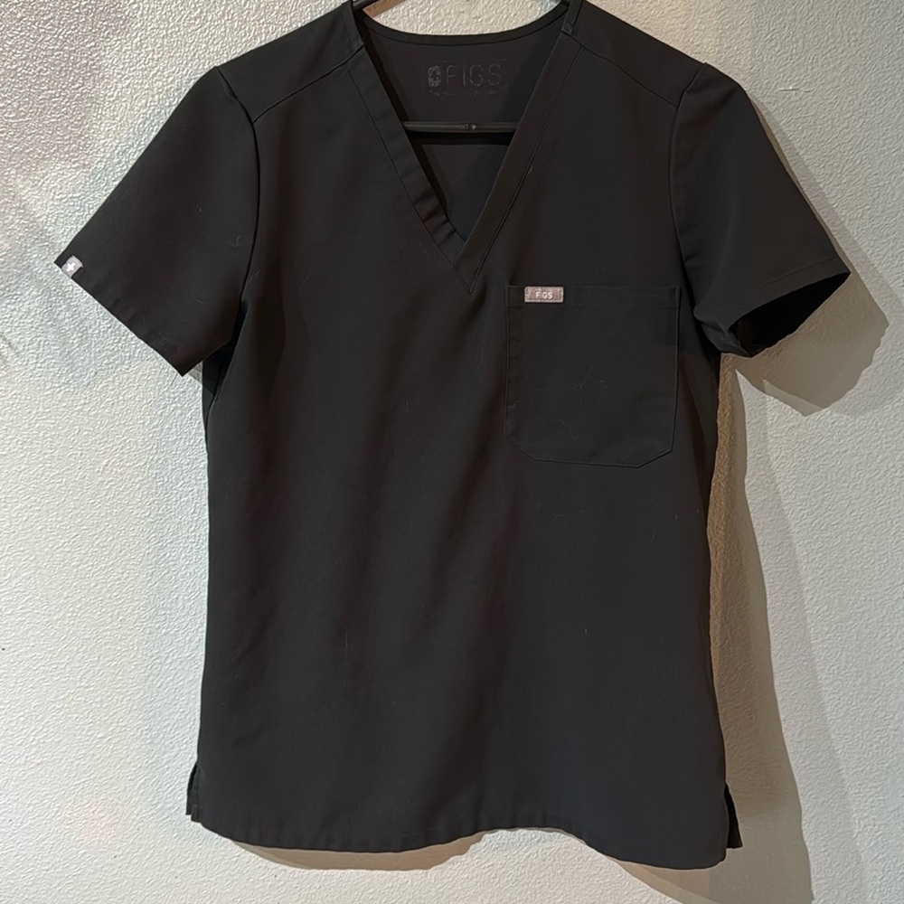 Figs Black Women's Top